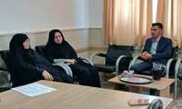 نشست مشترک رئیس مرکز آموزش فنی وحرفه ای با رئیس حوزه علمیه خواهران شهرستان بهمئی